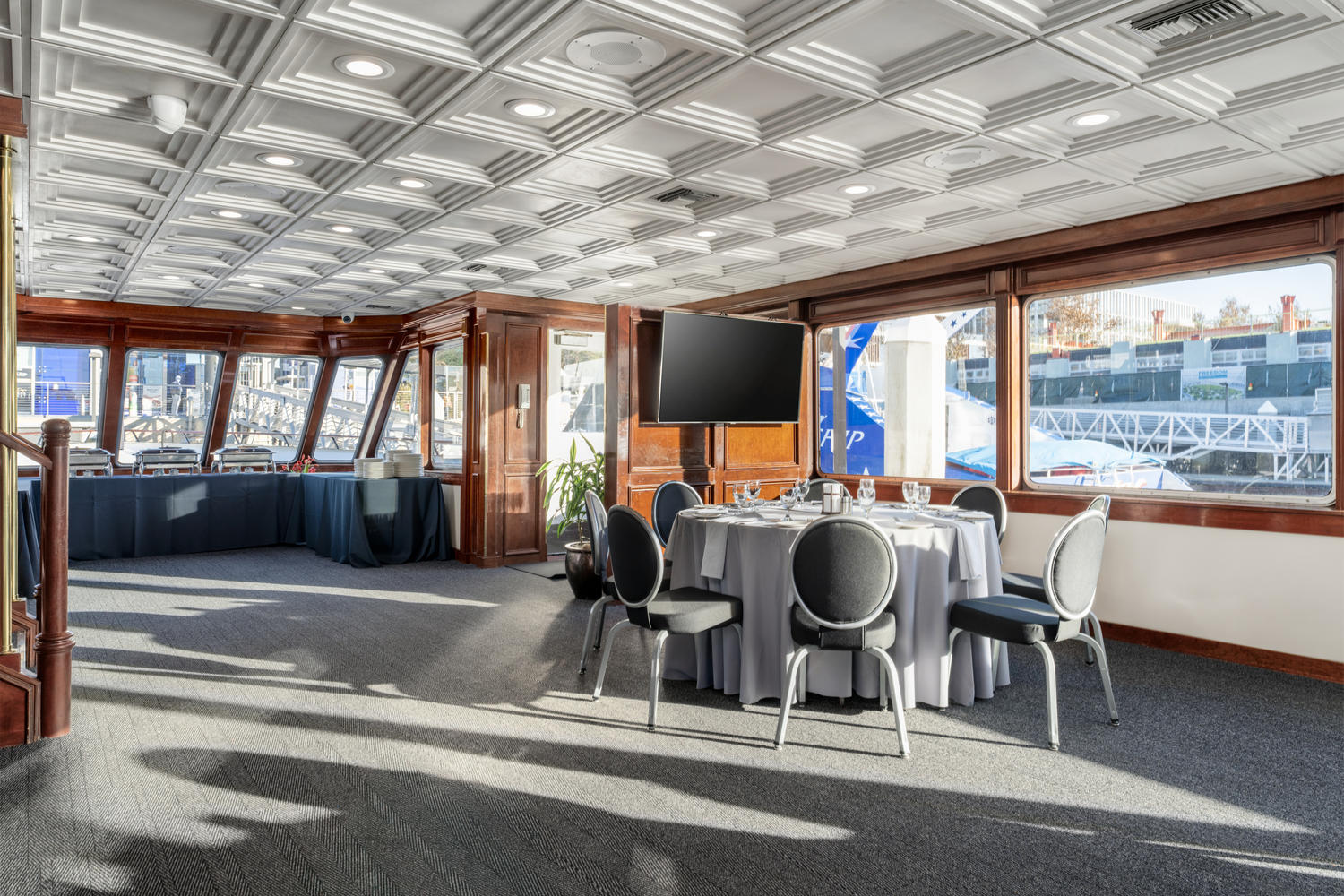 Main Deck – Forward View | Spacious and inviting.