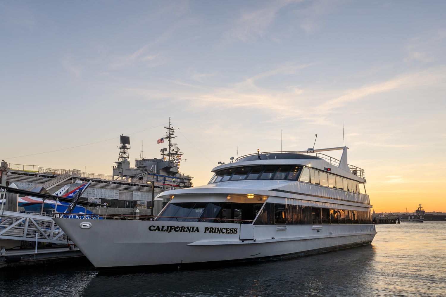 California Princess – From the Dock | A grand welcome from the pier.