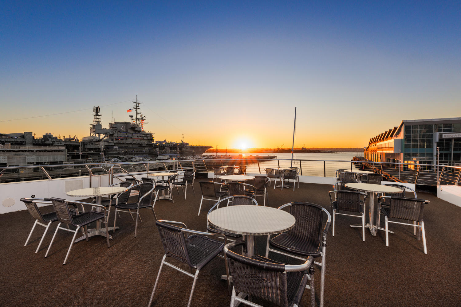 Top Deck – Aft View | Expansive open-air seating.