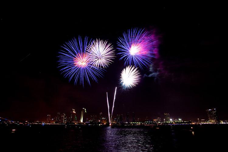 Synced music to San Diego Firework Display