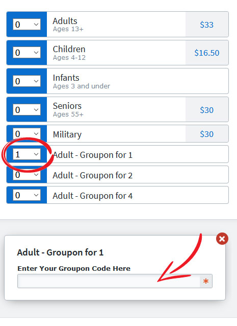 Groupon Redemption Instructions