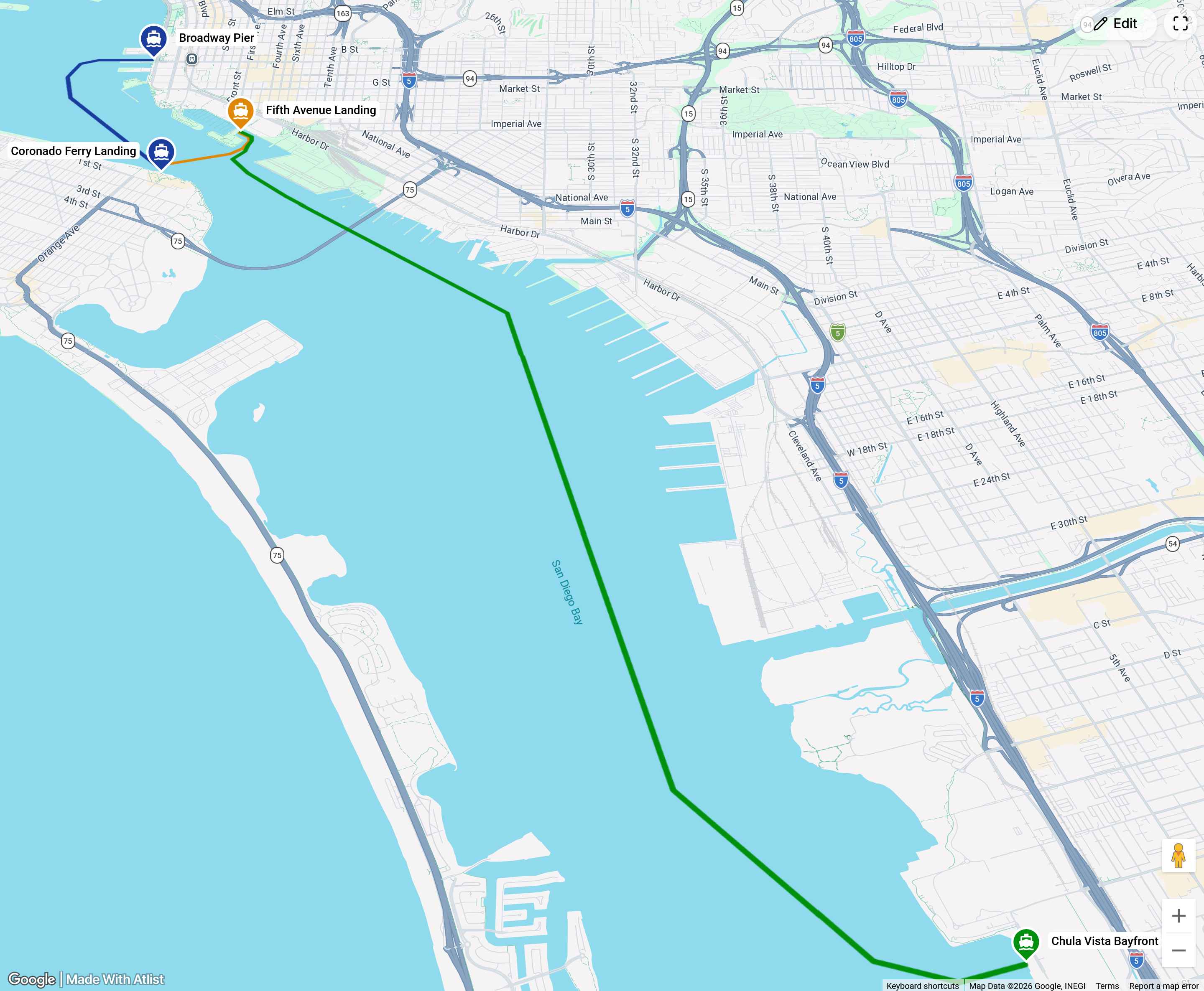 Flagship Ferry Routes