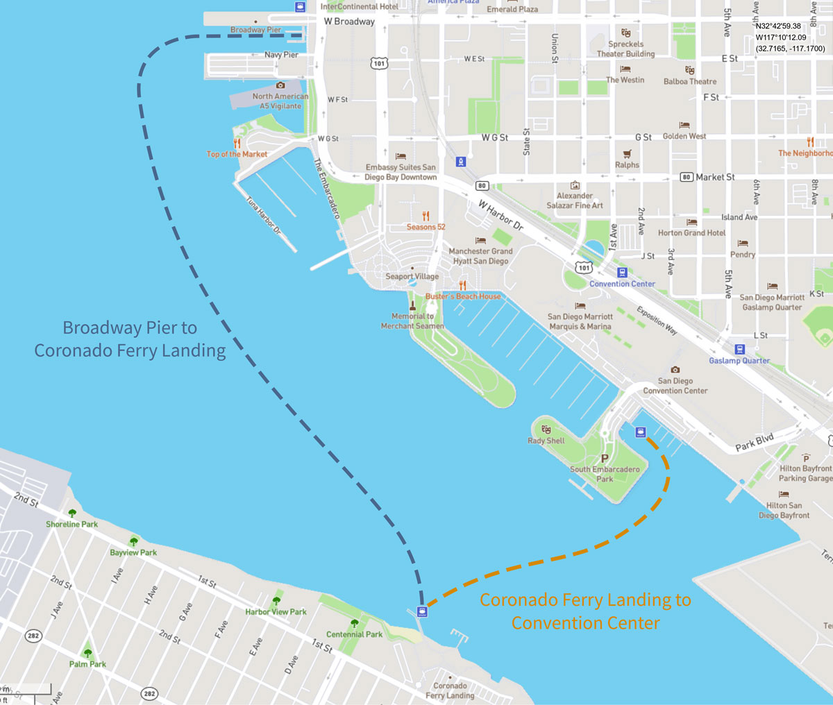 Flagship Ferry Routes
